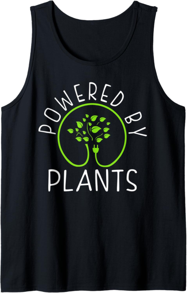 Powered by Plants Vegan Vegetarian Tank Top - Image 2